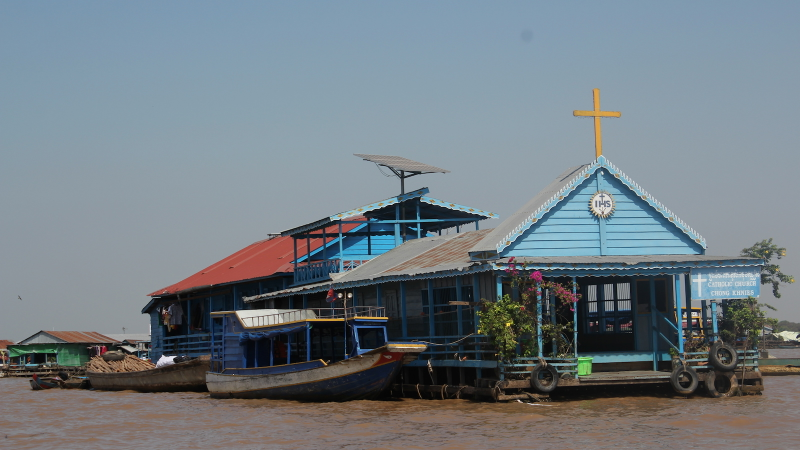Illustration for article titled These Churches Are Floating on Water